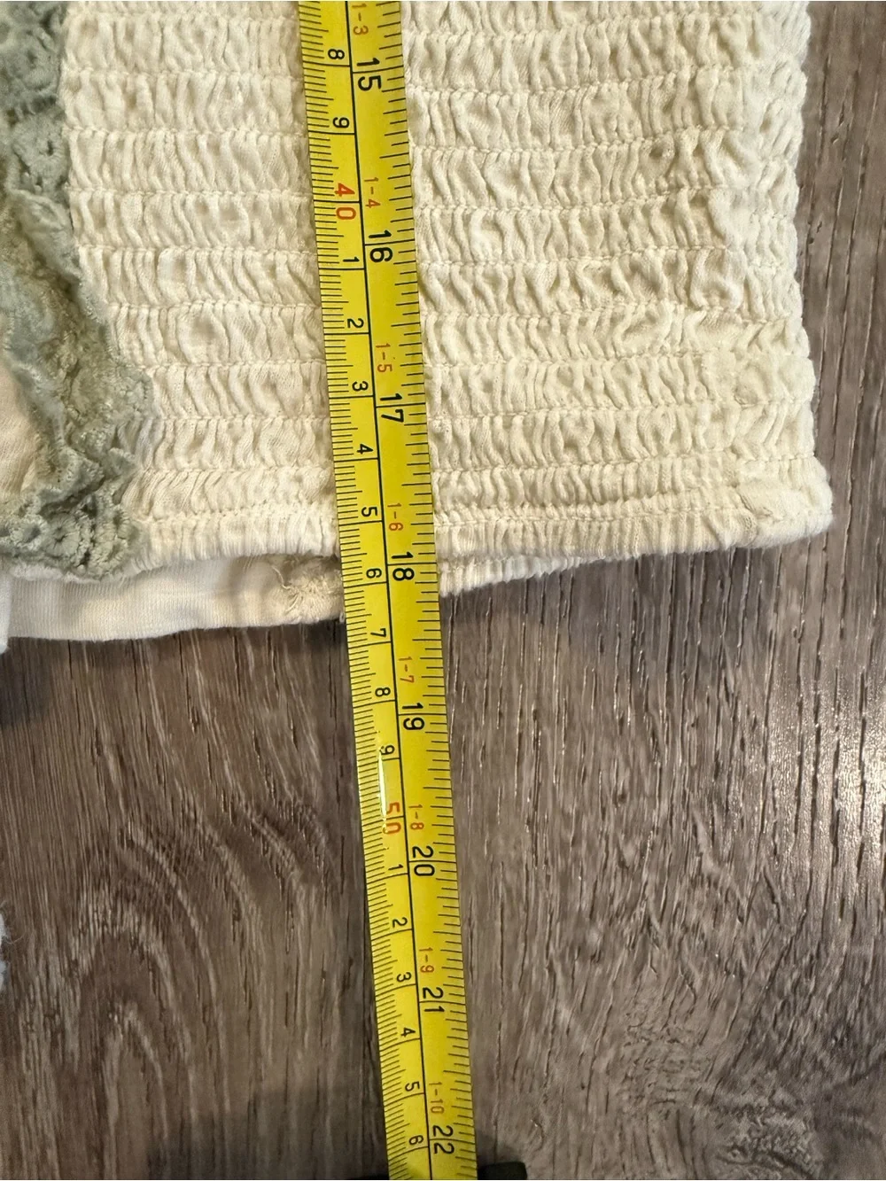Anthropologie Forever That Girl Smocked Balloon-Sleeve Top (altered)
